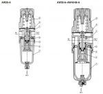 AW30-03G-A，日本SMC減壓閥AW40-04DG-1-A