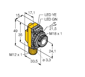 工作原理電感式角度傳感器TURCK，圖爾克技術參數(shù)