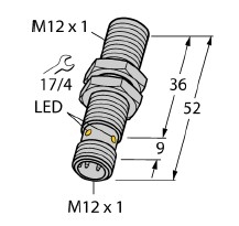 訂貨NI12U-EG18SK-VN4X，圖爾克圓柱形傳感器相關(guān)參數(shù)